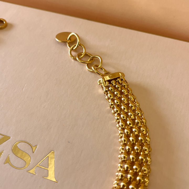Chain gold plated necklace