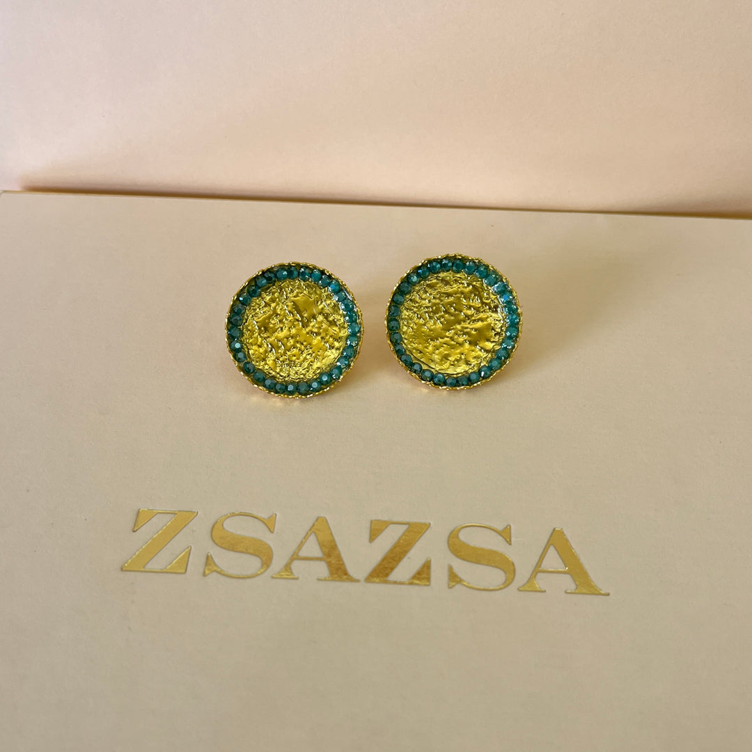Handmade verdemar gold plated set