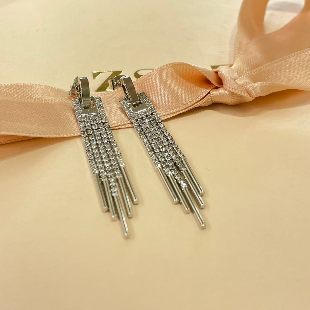 Fringe earrings