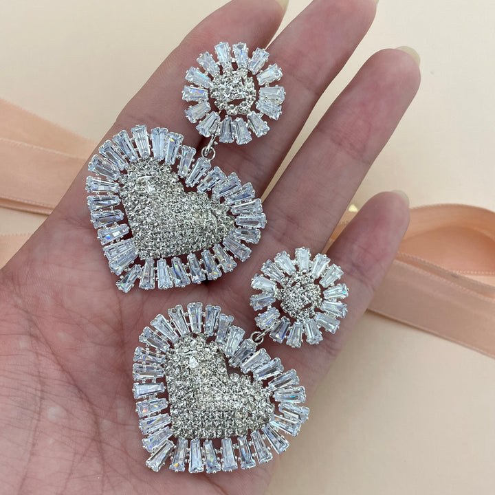 Heart earrings