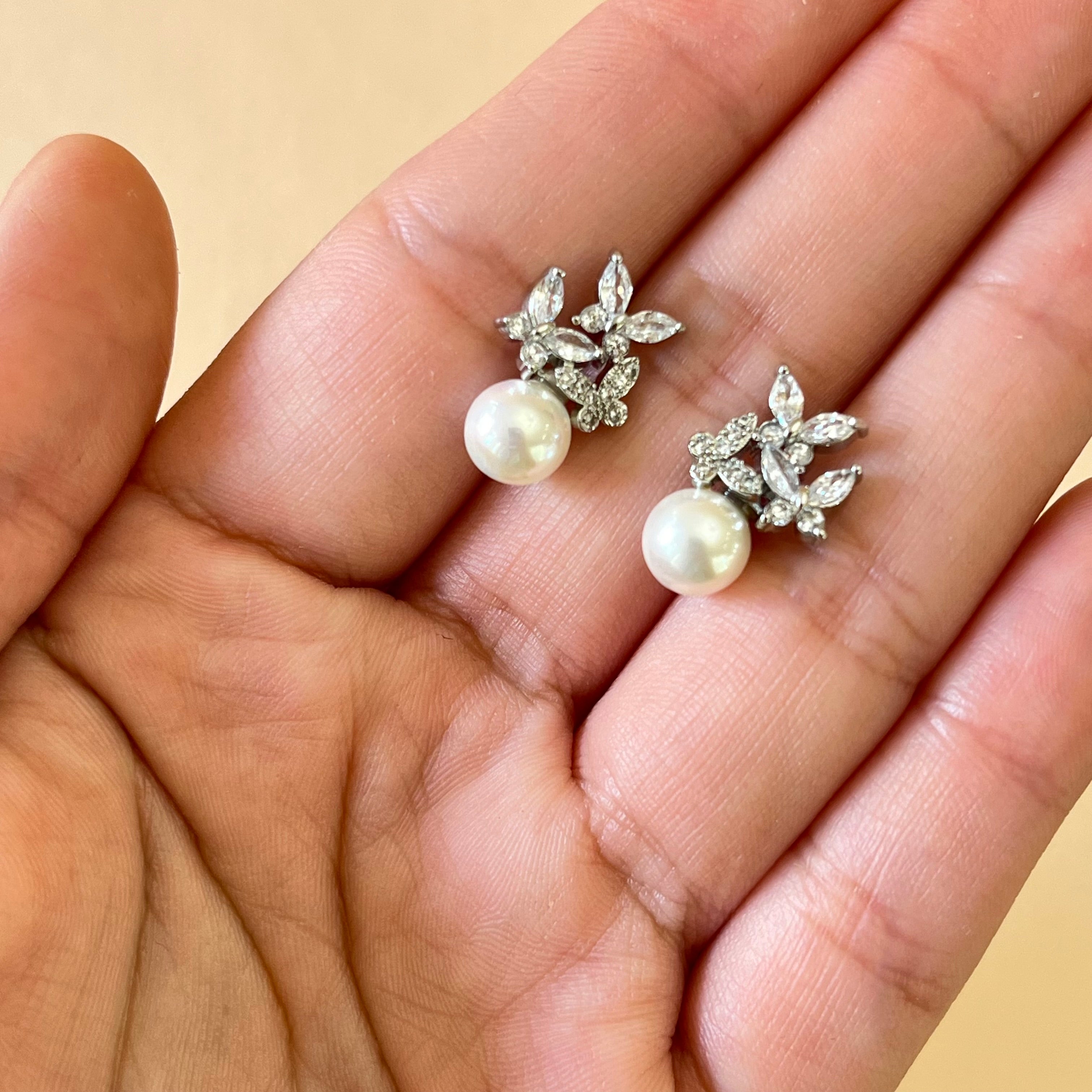 Zircone & pearls set