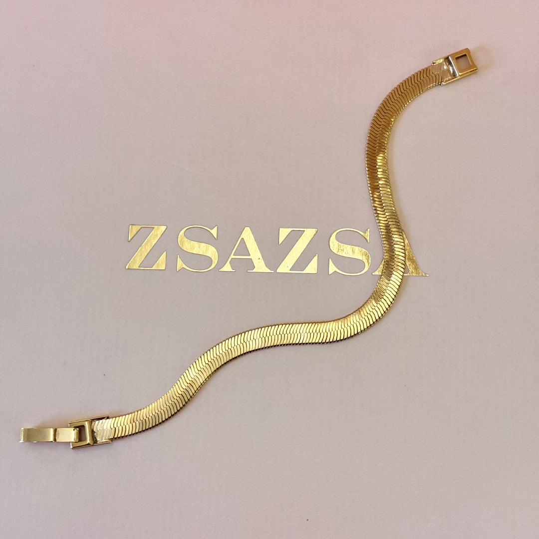 Gold plain set