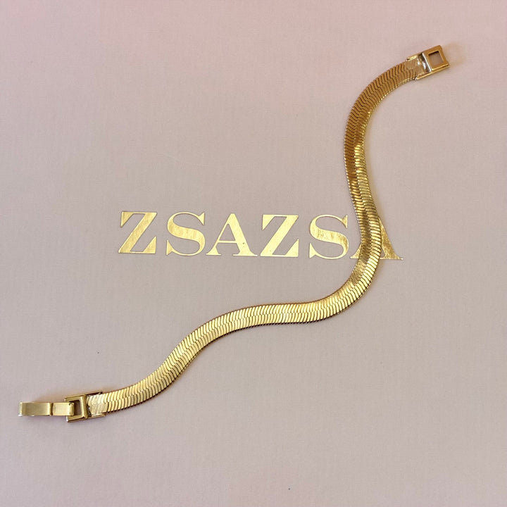 Gold plain set