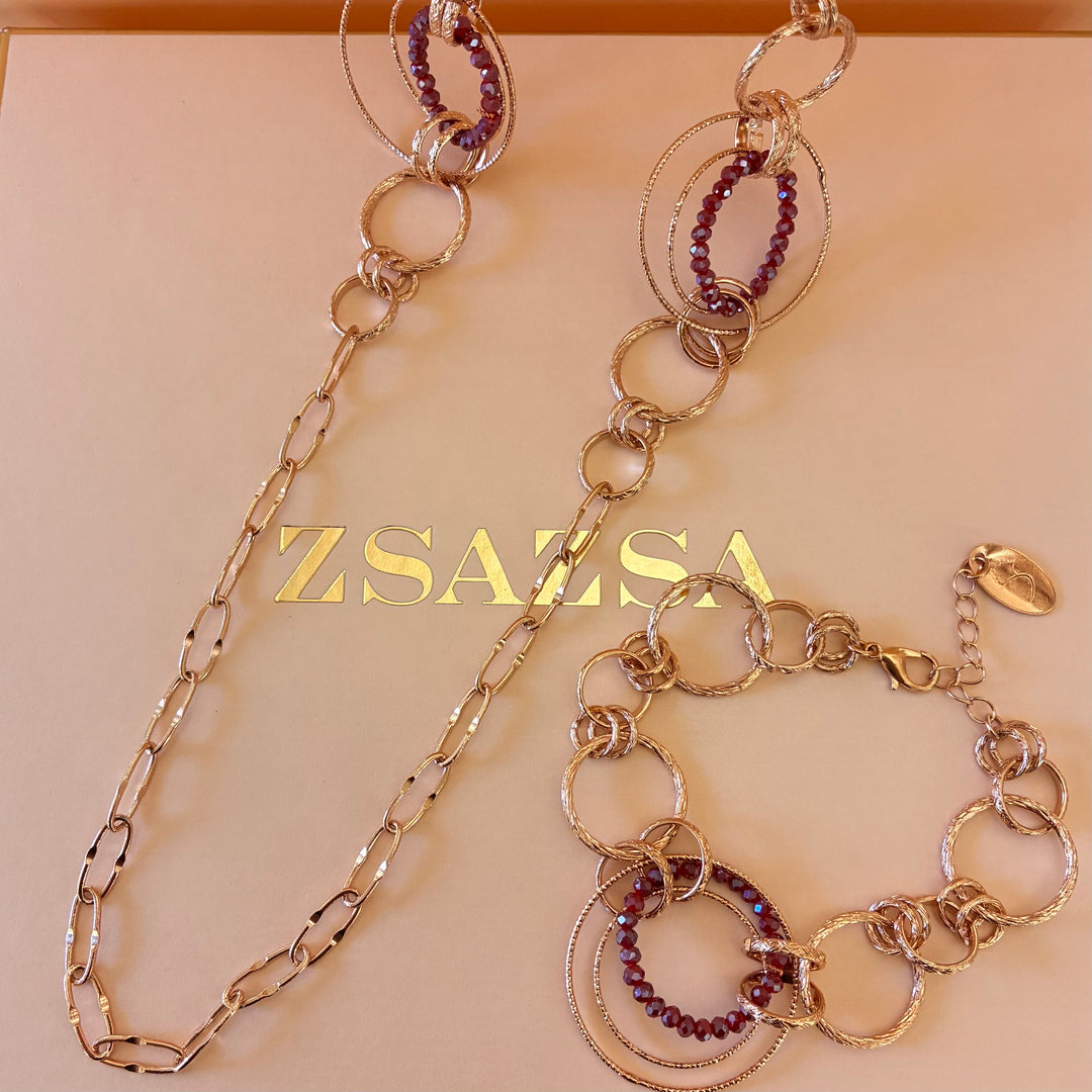 Handmade red set