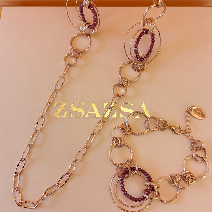 Handmade red set