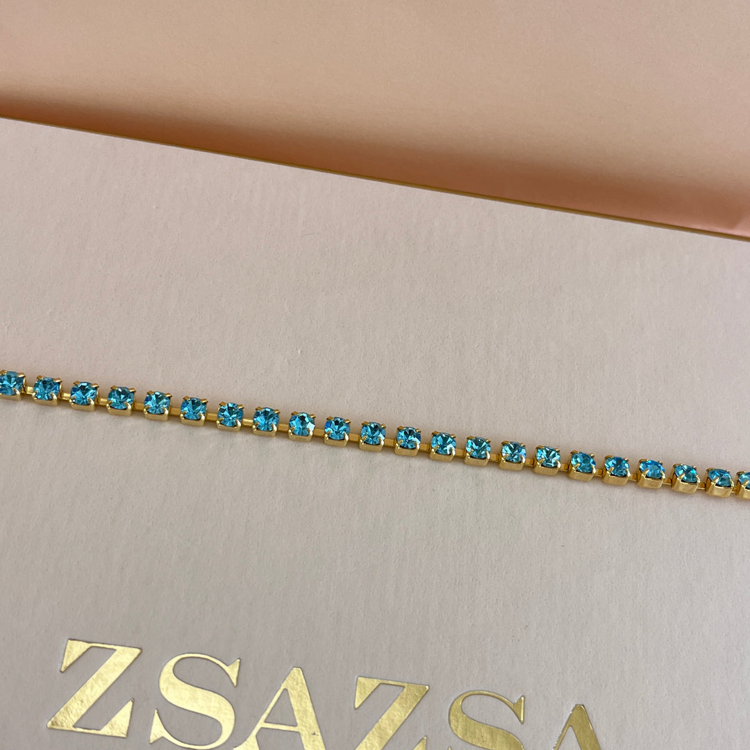 Turquoise tennis bracelet