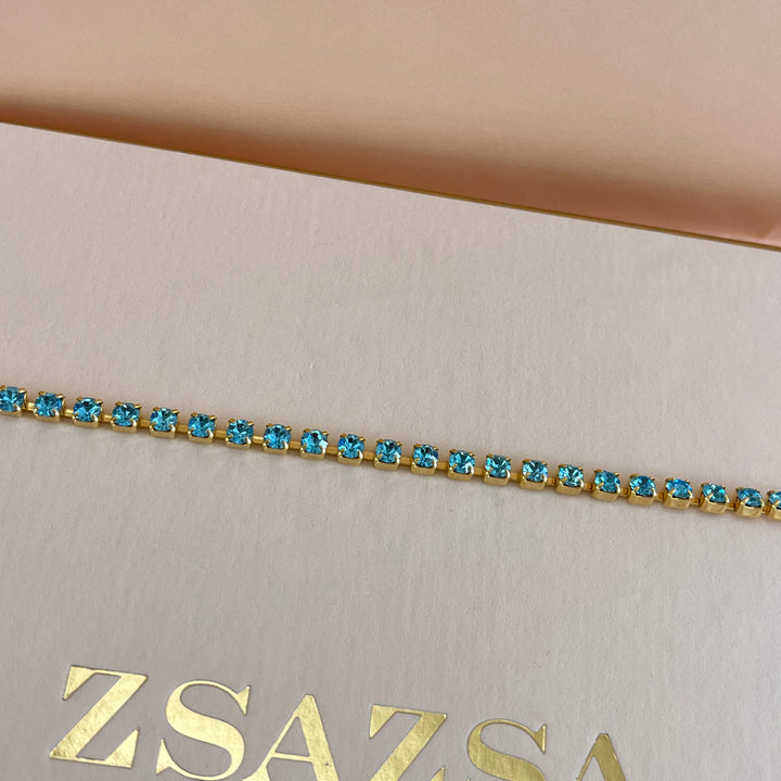 Turquoise tennis bracelet