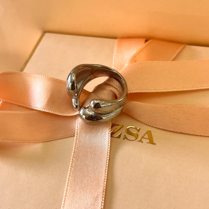 Stainless steel open ring