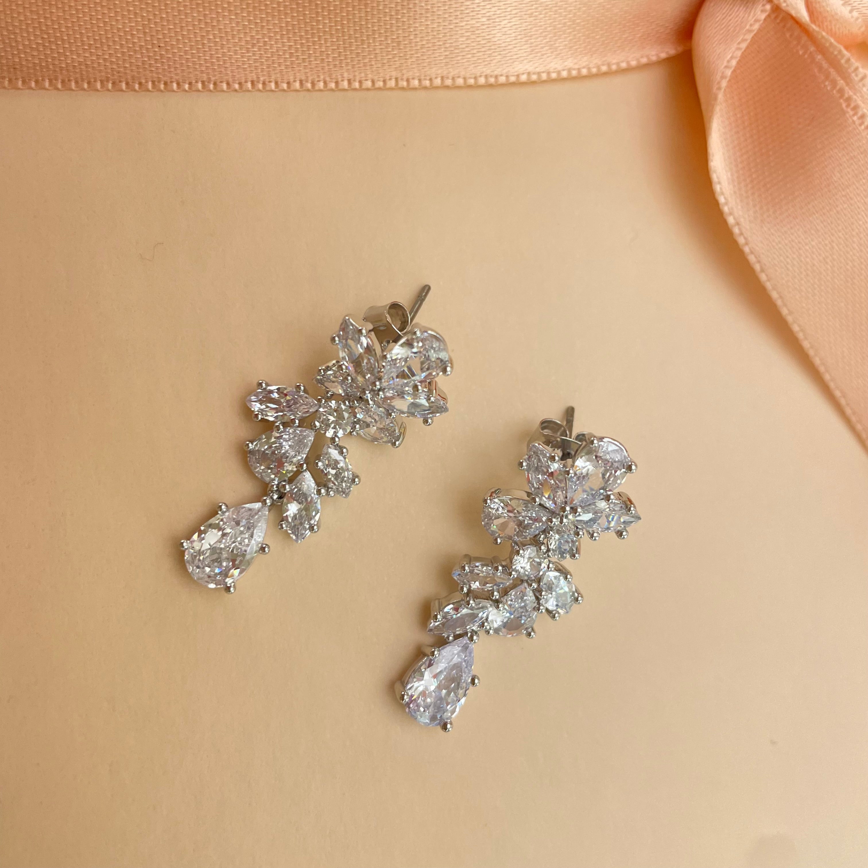 Elegant delicate earrings