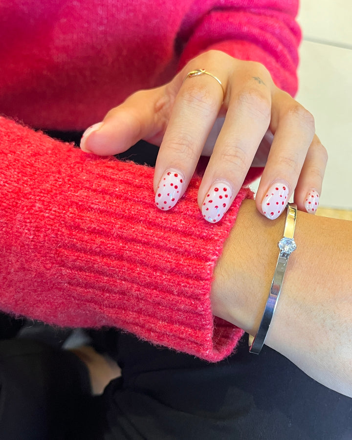 Zircone stainless steel bangle