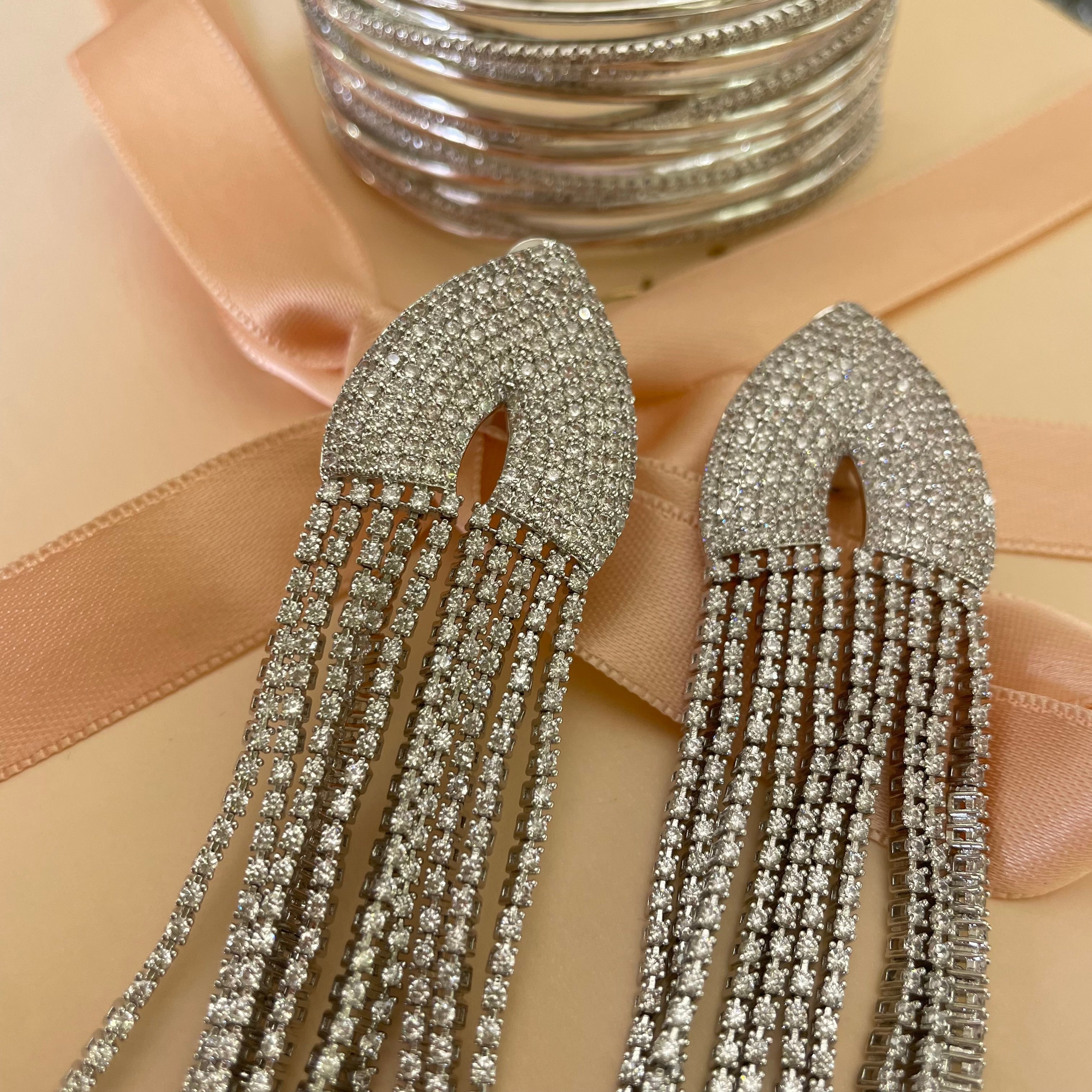 Earrings and bangle