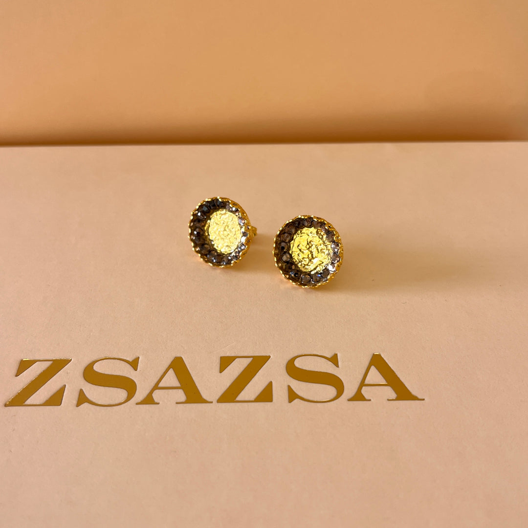 Handmade Brown gold plated set