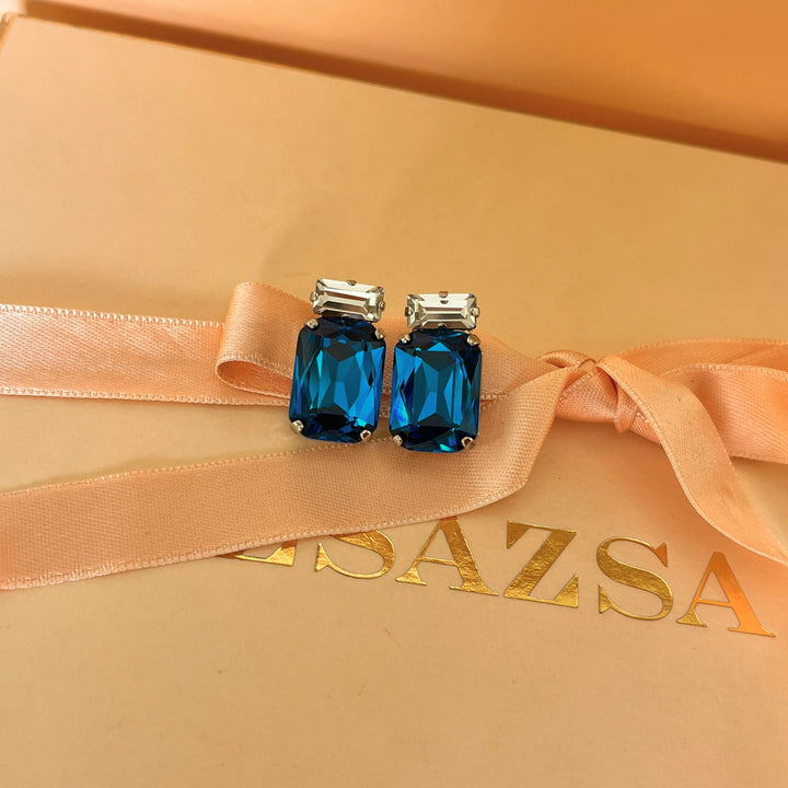 Verdemar Swarovski crystals studs