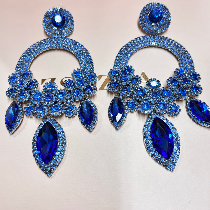 Big earrings
