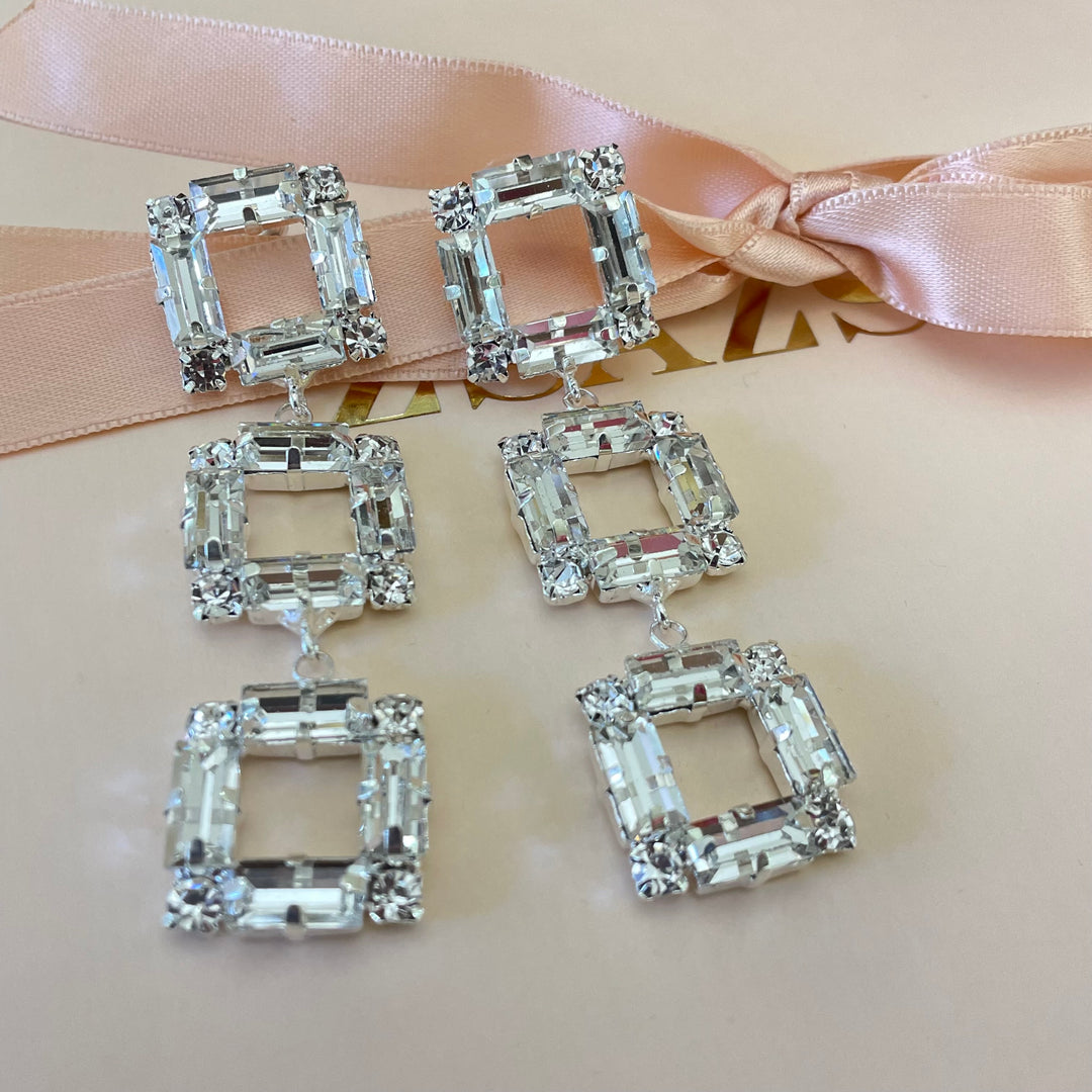 Square earrings