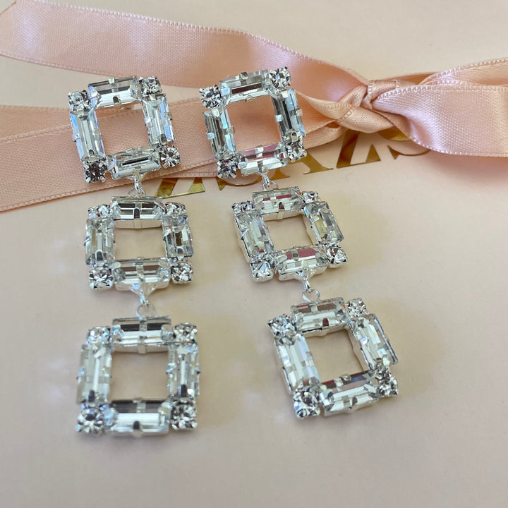 Square earrings
