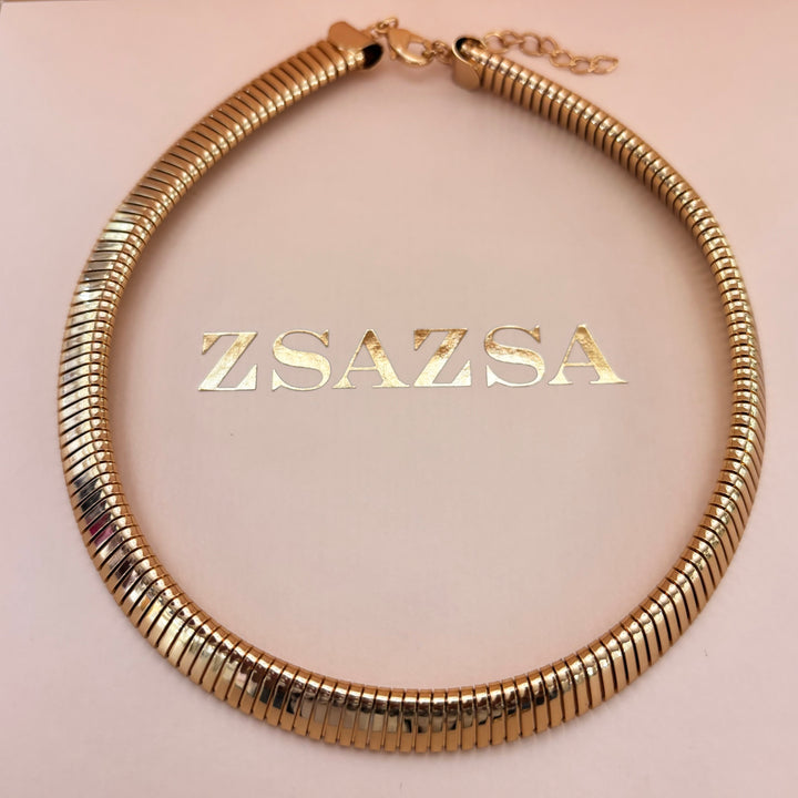 Gold plain set