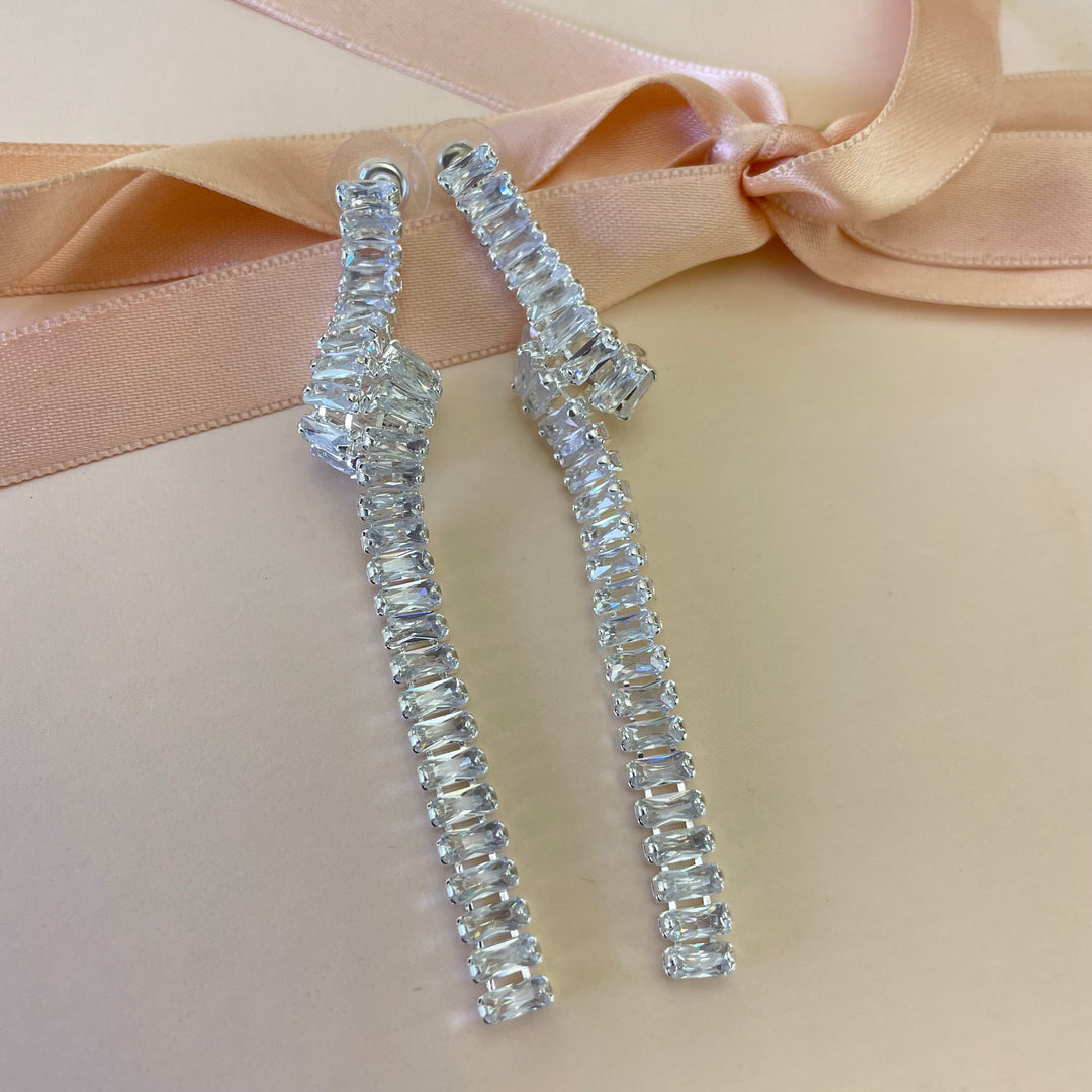 Baguette earrings