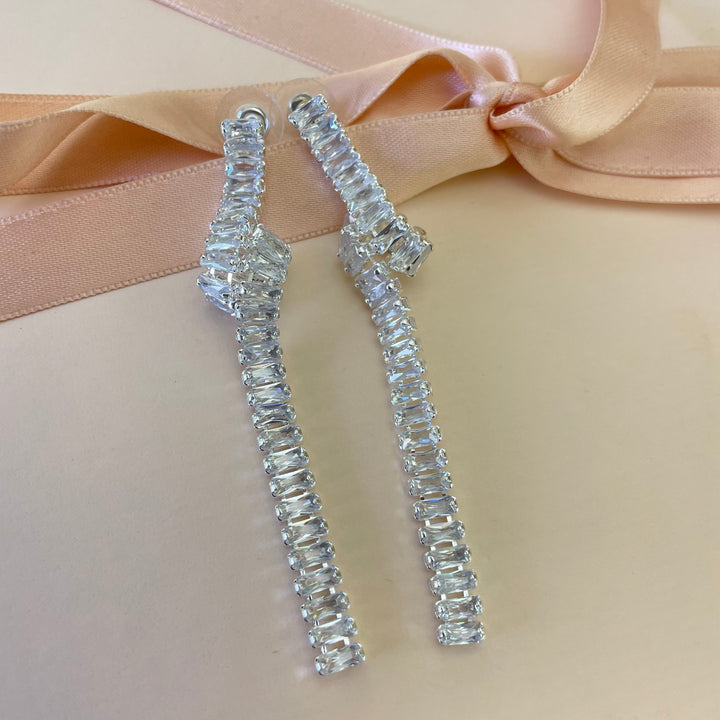 Baguette earrings