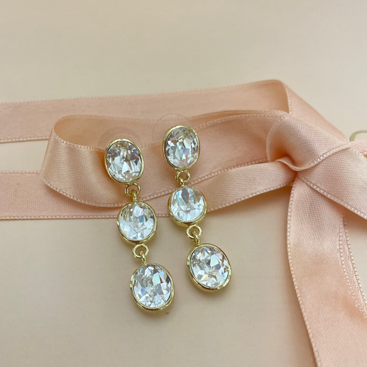 Oval earrings