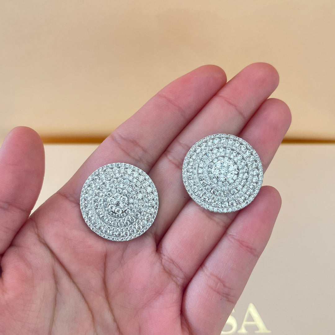 Silver zircone set