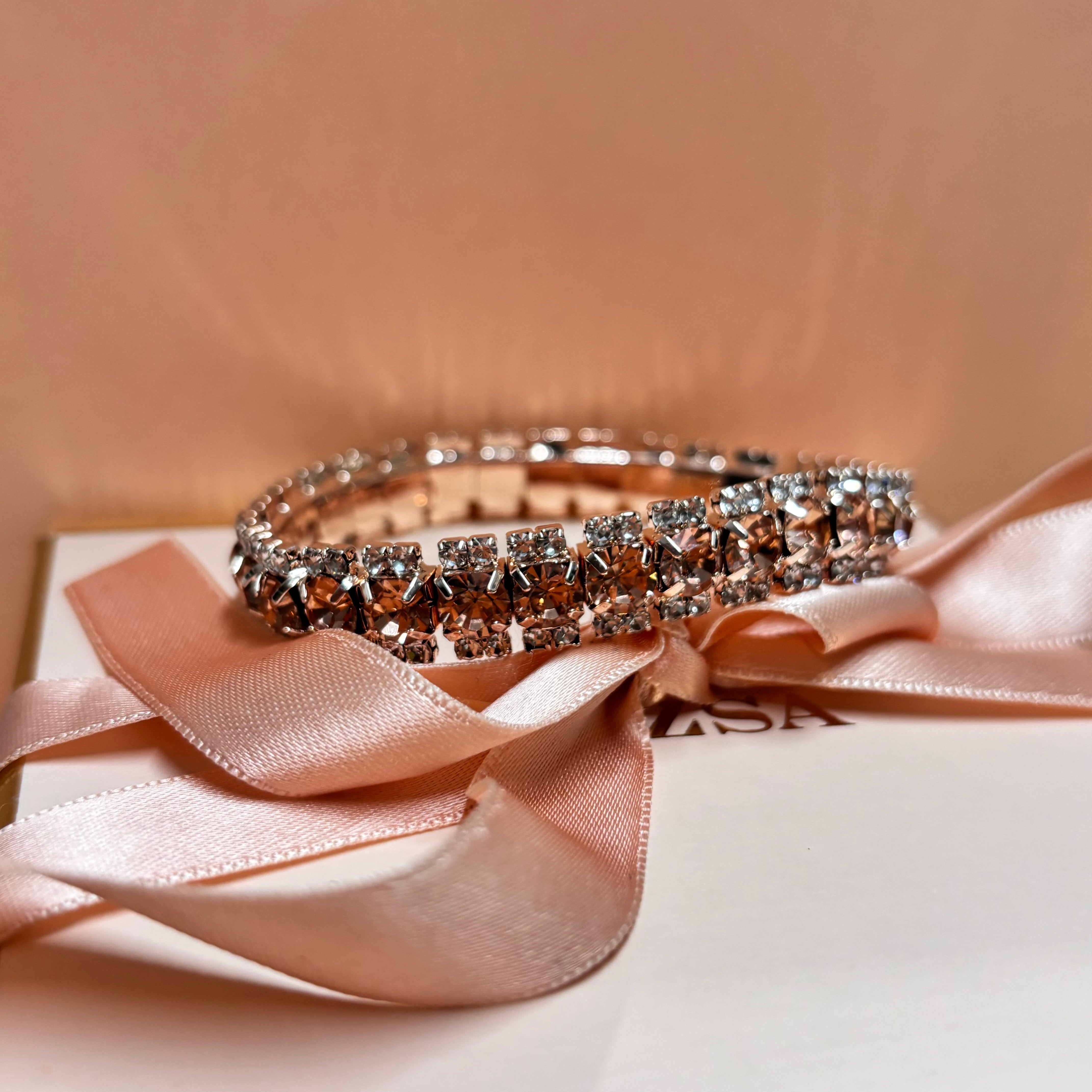 Elegant peach bangle