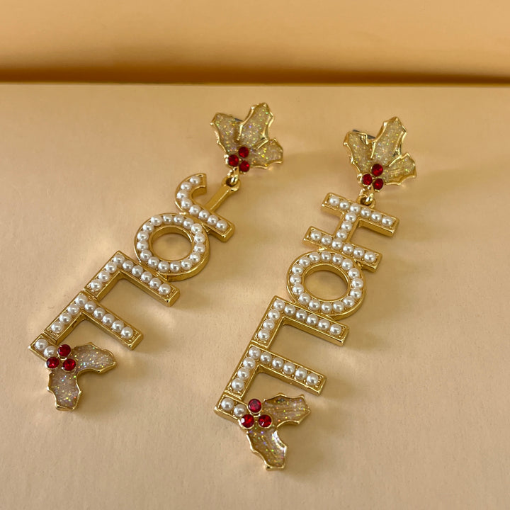 Holly Jolly earrings