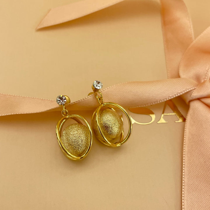 Rhinestone earrings