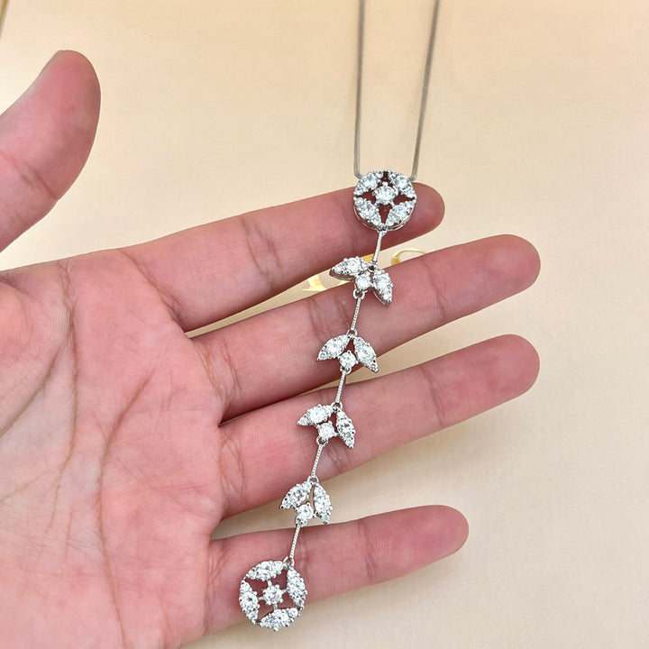 Silver zircone set