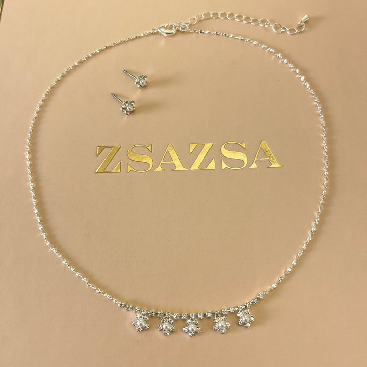 Flower pearls set