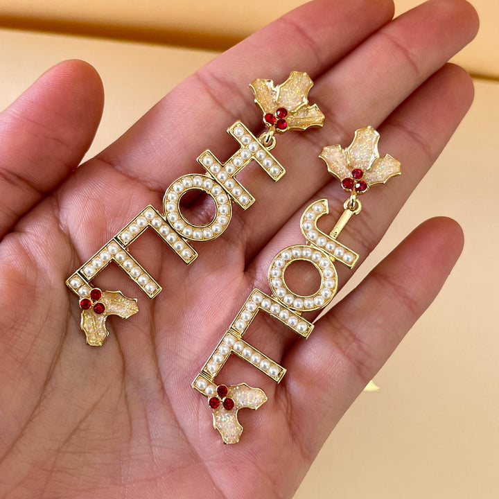 Holly Jolly earrings