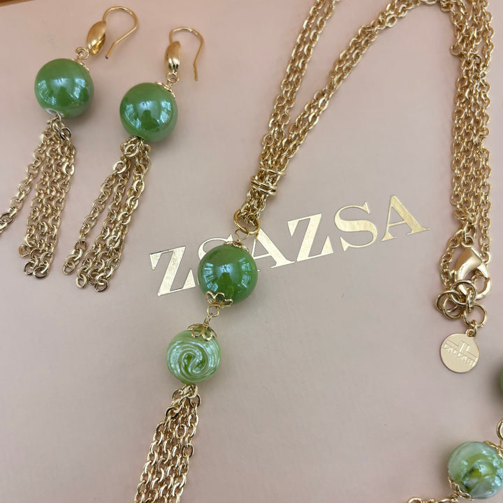 Green ceramic set