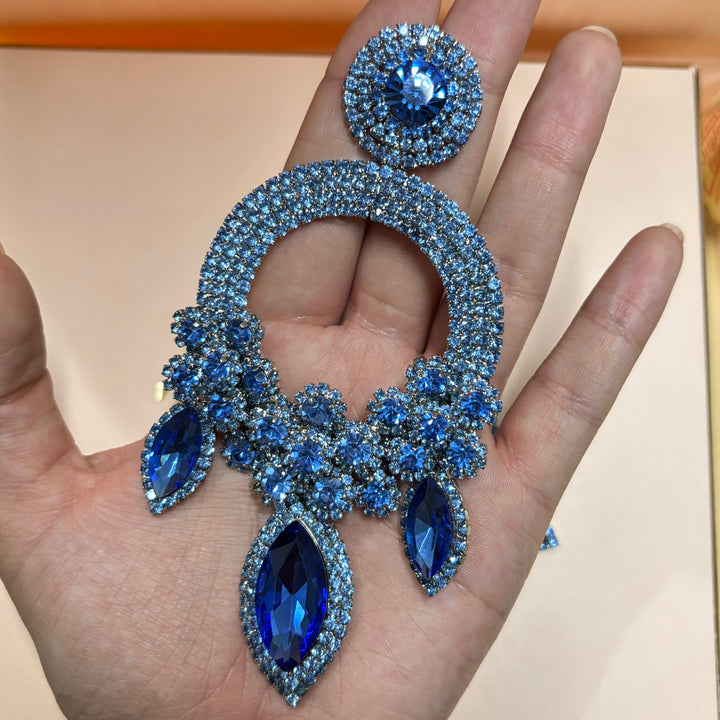 Big earrings