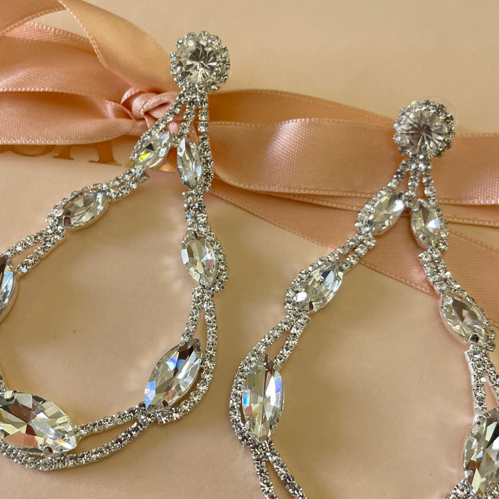 Big earrings