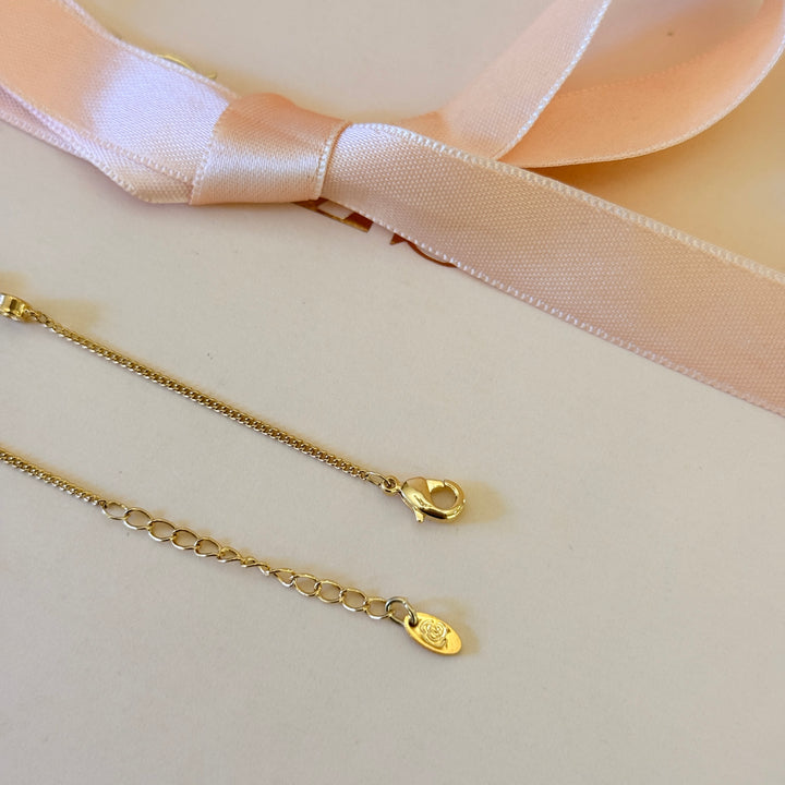 Zircone dainty gold plated bracelet
