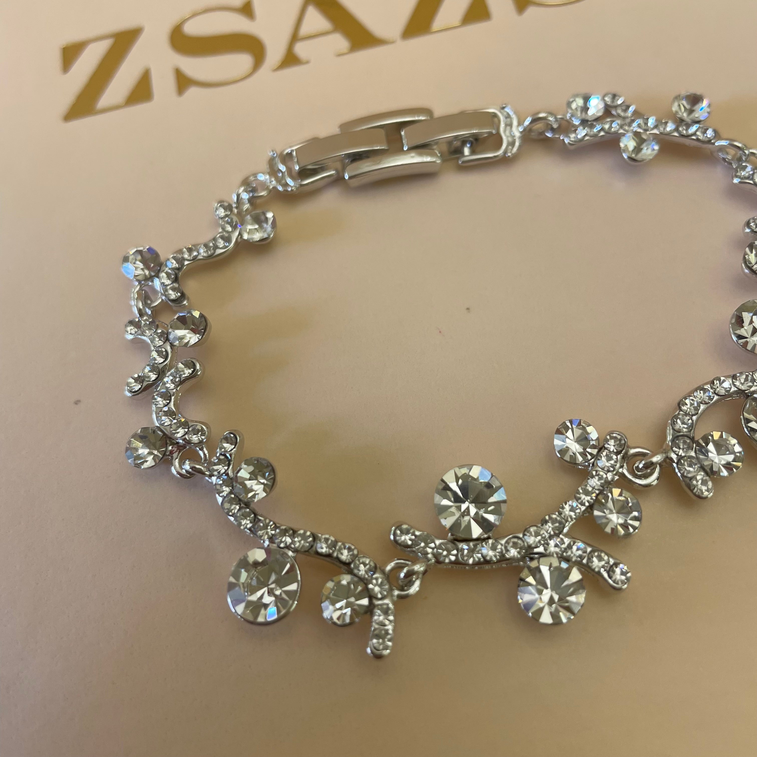 Dainty Swarovski bracelet