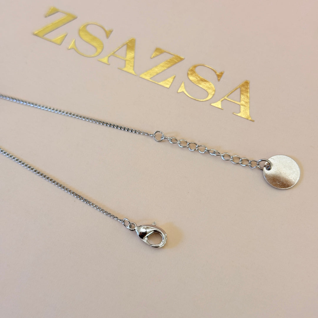 Solitaire zircone silver bracelet