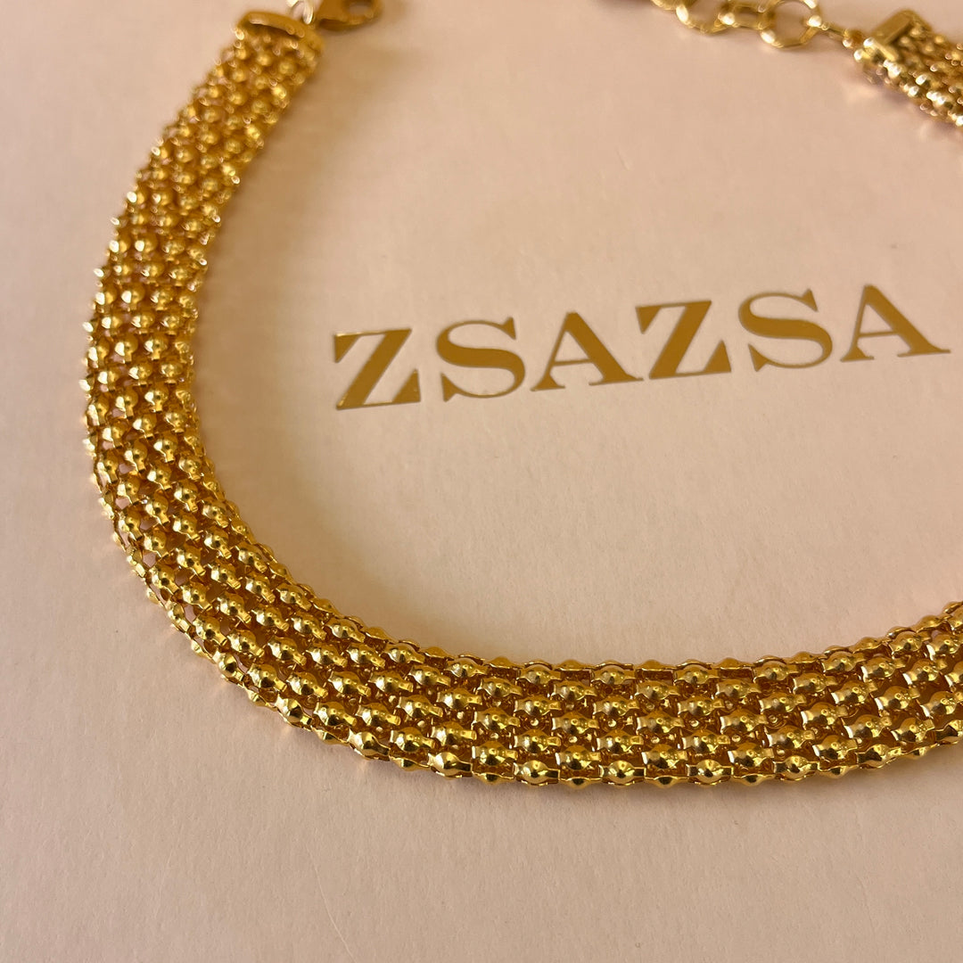 Chain gold plated necklace