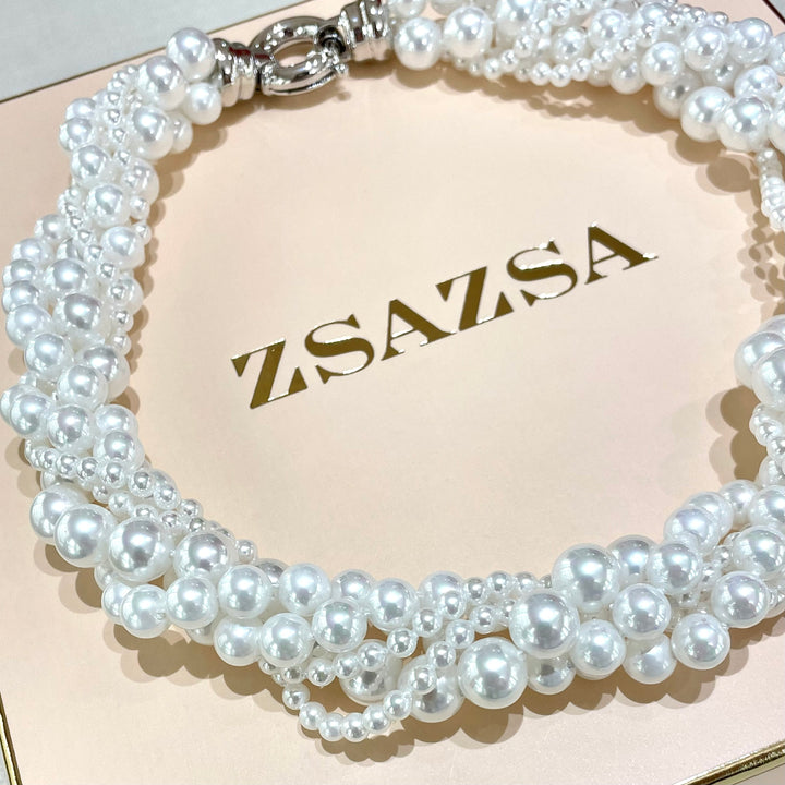 Twisted Necklace Mallorca Pearls