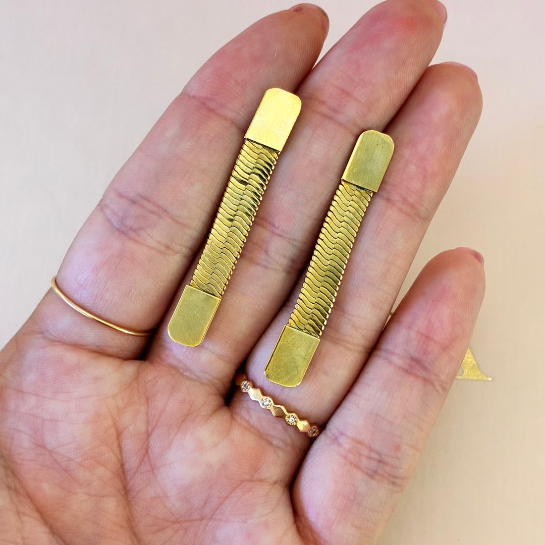 Gold plain set