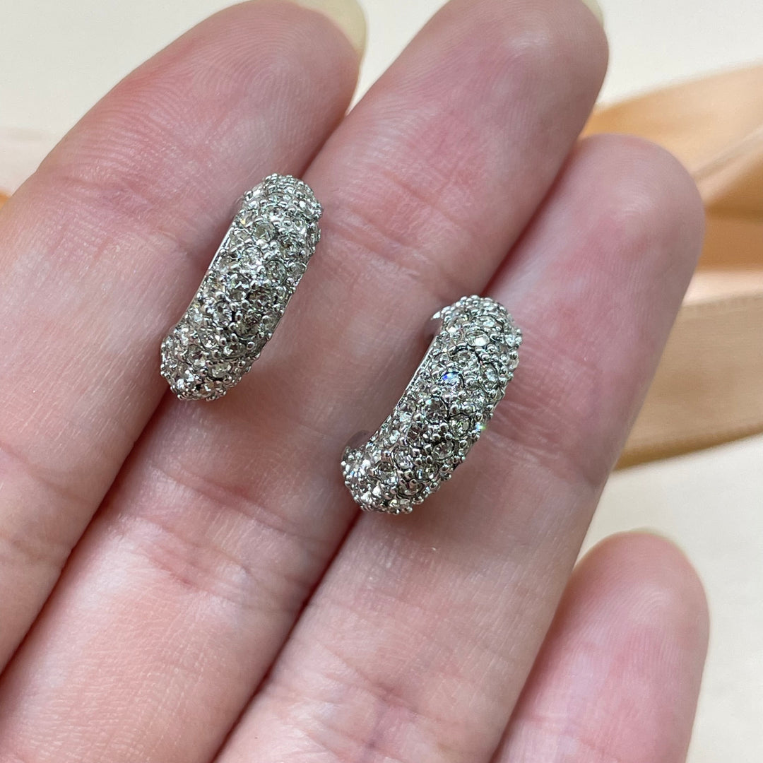 Rhinestone hoops