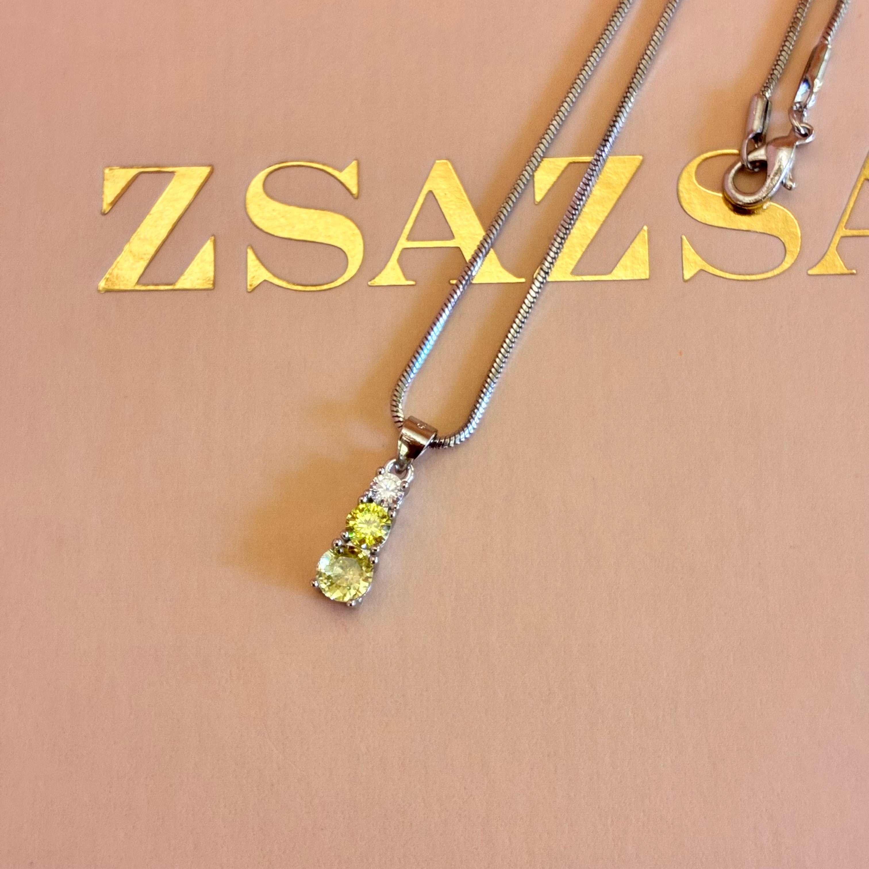 Green silver trilogy set