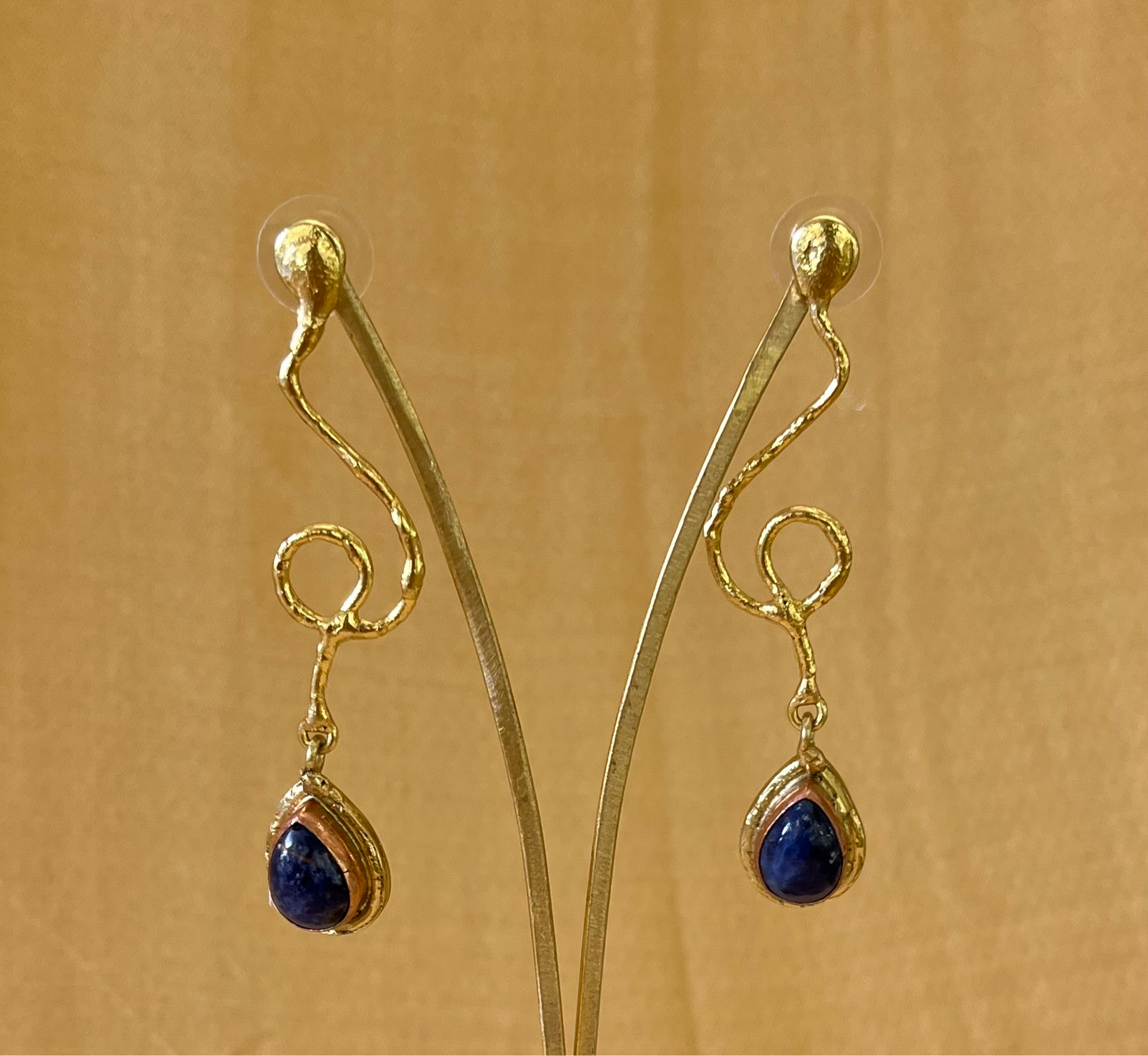 Lapis lazuli earrings