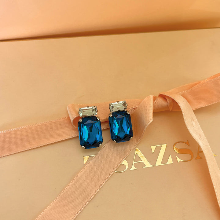 Verdemar Swarovski crystals studs