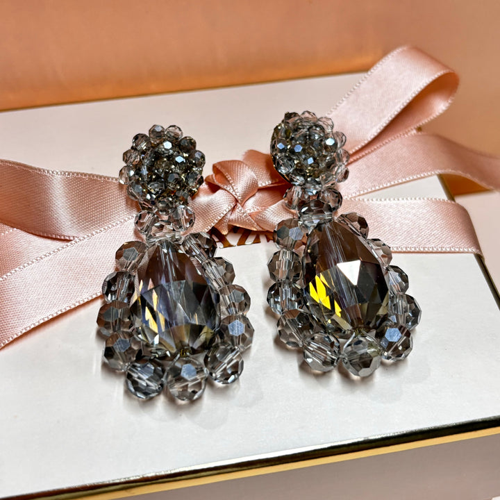 Grey earrings