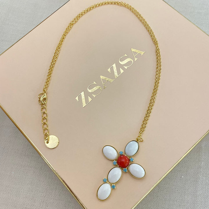 Cross summer necklace