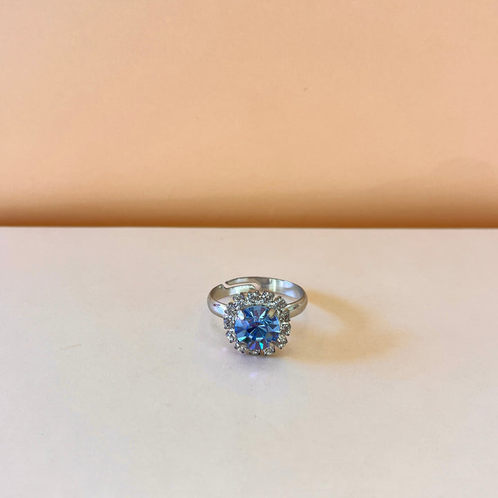 Light blue Swarovski crystals set