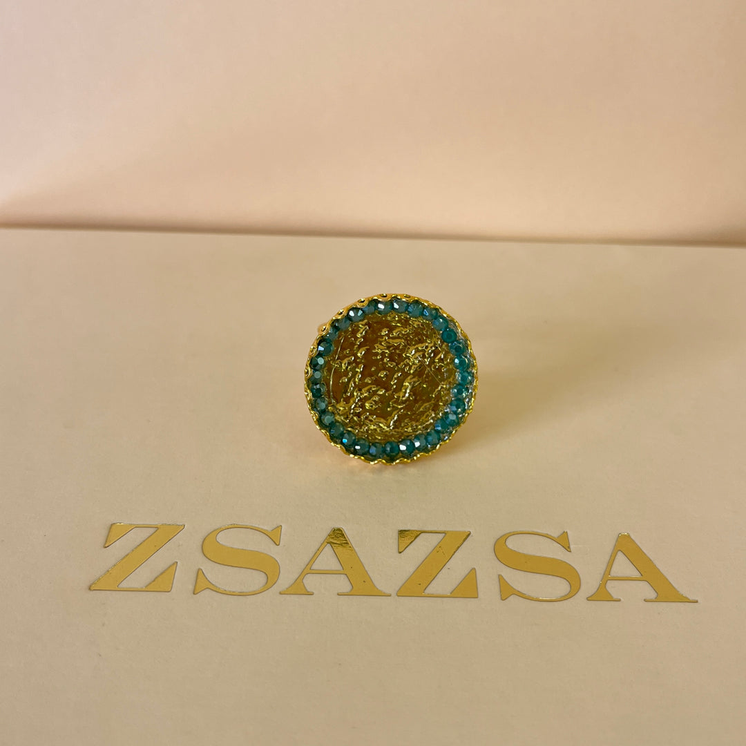 Handmade verdemar gold plated set