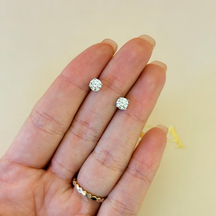 Dainty zircone sterling silver set