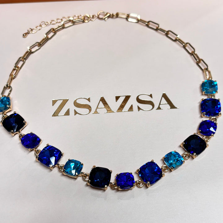 Blue necklace